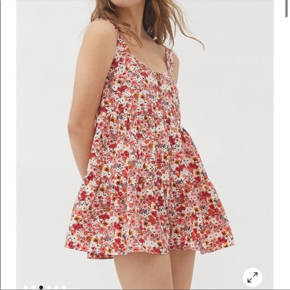 Urban Outfitters Pants - Urban Outfitters Cindy Floral Tiered Romper